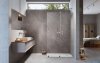 Radaway Furo Brushed Nickel kabina Walk-in 120x200cm prawa szczotkowany nikiel 10106638-91-01R/10110594-01-01
